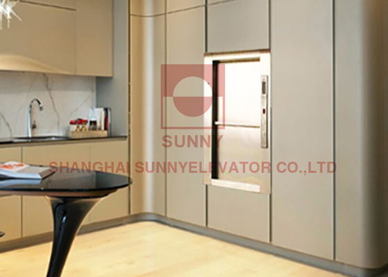 100 - Ανελκυστήρας υπηρεσιών Dumbwaiter ανελκυστήρων τροφίμων 300KG 0.4m/S για την κουζίνα/το ξενοδοχείο