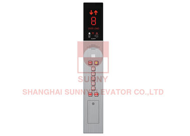 Hairline ΣΠΌΛΑ ανελκυστήρων επιτροπής ανοξείδωτου CE ISO με το στρογγυλό κουμπί για τα μέρη ανελκυστήρων