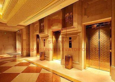 1.75m/S δωμάτιο μηχανών λιγότερος ανελκυστήρας υψηλής ταχύτητας ανελκυστήρων ανελκυστήρων για τα ξενοδοχεία