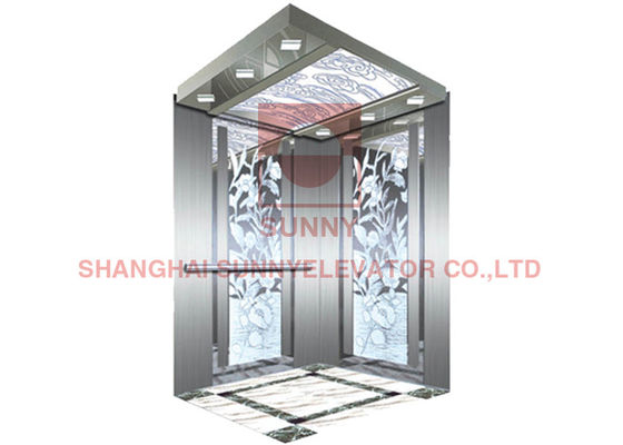 1.0m/S ανελκυστήρας ανελκυστήρων επιβατών δωματίων μηχανών με τη συσκευή επιβράδυνσης