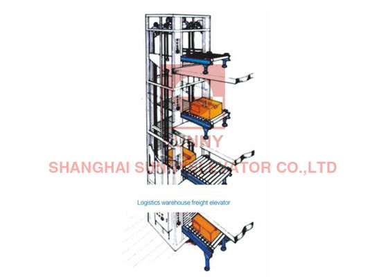 Βιομηχανικός ανελκυστήρας ανελκυστήρων φορτίου VVVF 5000kg για την αποθήκη εμπορευμάτων διοικητικών μεριμνών