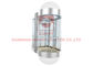 1600kg πανοραμικός υδραυλικός εξωτερικός ανελκυστήρας γυαλιού με το ανοξείδωτο καθρεφτών