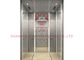 Κομψός αυξήθηκε χρυσός κατοικημένος εγχώριος ανελκυστήρας 320kg Roomless με την κεντρική ανοίγοντας πόρτα