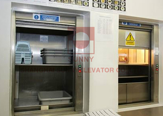 Ανελκυστήρας αγαθών ανοξείδωτου ανελκυστήρων Dumbwaiter εστιατορίων τύπων παραθύρων