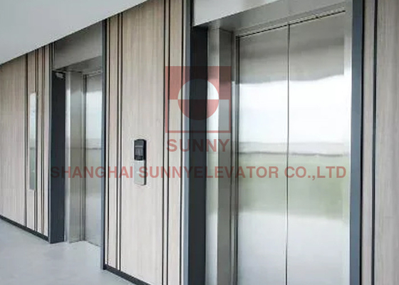 ανελκυστήρας ανελκυστήρων εγχώριων επιβατών 4500mm υπερυψωμένος σύγχρονος με το δωμάτιο μηχανών λιγότερο