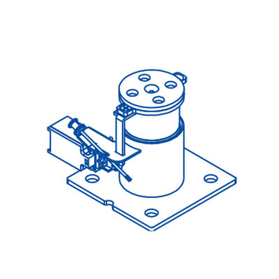 Μέρη πρόσβασης ανελκυστήρα Ανελκυστήρας λάδι απόσβεση με ονομαστική ταχύτητα ≤1,75m/S