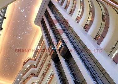 Machine Room Less Panoramic Elevator 13 Person Observation Lift Customized