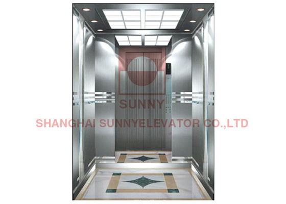 630Kg Hairline ανελκυστήρας ανελκυστήρων επιβατών ανοξείδωτου για την οικοδόμηση
