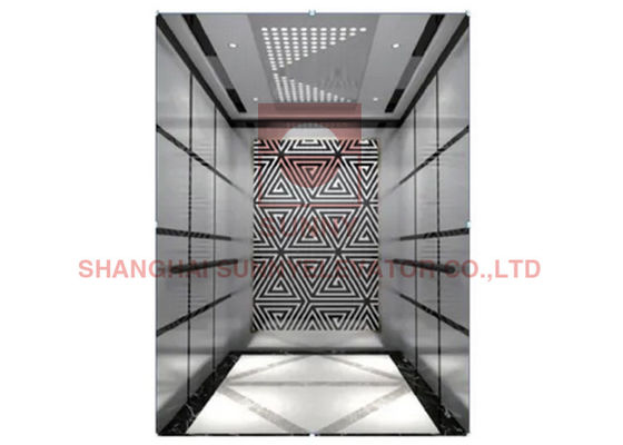 Δωμάτιο μηχανών παρατήρησης 1.75m/S 800kg λιγότερος ανελκυστήρας με το γυαλί ανοξείδωτου