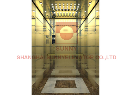 8 φορτίο ανελκυστήρων 1600kg ανελκυστήρων επιβατών γραφείων προσώπων με το ανοξείδωτο