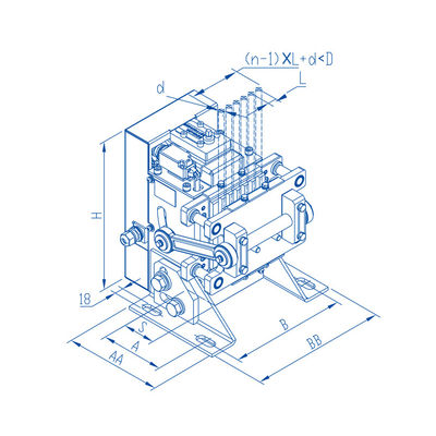 Ανταλλακτικά ανυψωτικού καλωδίου με ονομαστικό φορτίο 1000-2500kg, Ταχύτητα 0.25-2.5m/s