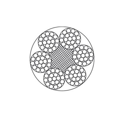 Ungalvanized Steel Wire Rope 6x19+IWR, 1570-1870MPa, 3-46mm, For Lifting & Dragging, High Breaking Load προμηθευτής