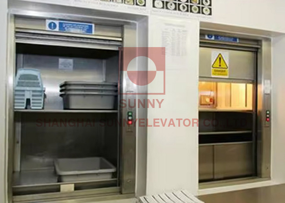 Ανελκυστήρας Dumbwaiter ανελκυστήρας 0.4M/S 50KGS φορτίο ανελκυστήρας μικρών εμπορευμάτων