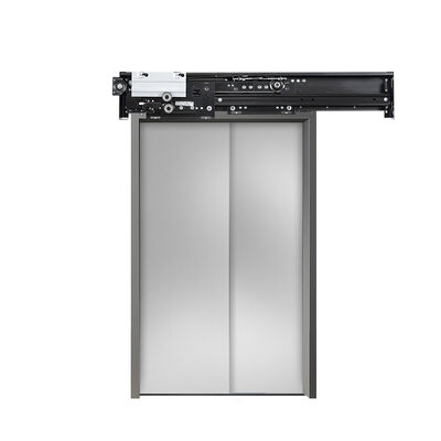 ≤ DC110V τάση 2 φύλλα πλάγια ανοίγματος πυρόσβεσης τύπου πόρτας προσγείωσης για ανελκυστήρα